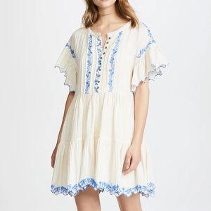 Free People XS Santiago Embroidered Dress